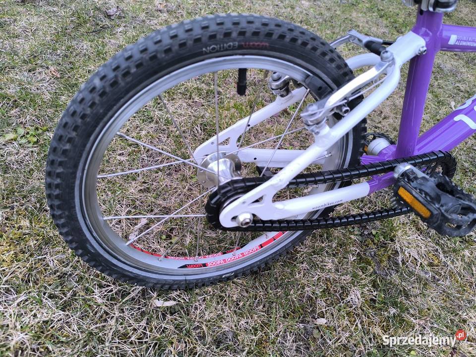 Lekki rower dziecięcy Woom 3 16 kolor fioletowy Dwikozy