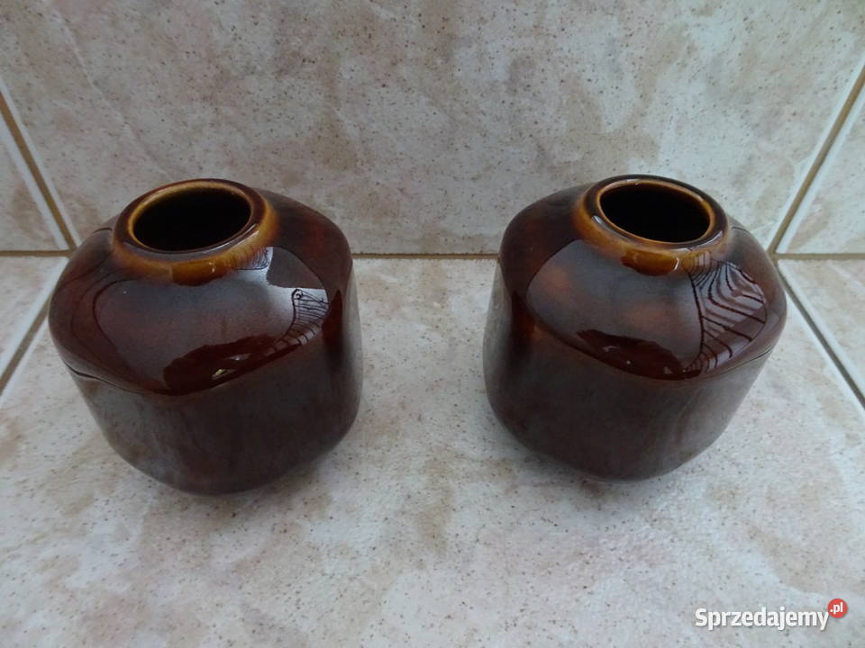 unikatowe wazoniki świeczniki Porcelit Pruszków Warszawa