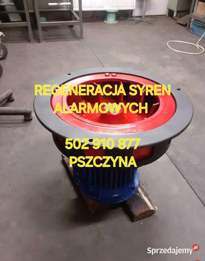 Renowacja syren alarmowych strażackich SAD Pszczyna serwis