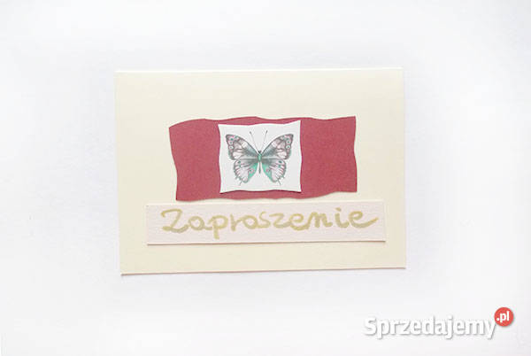 pastelowe zaproszenie ogólne zaproszenie na Szczecin sprzedam