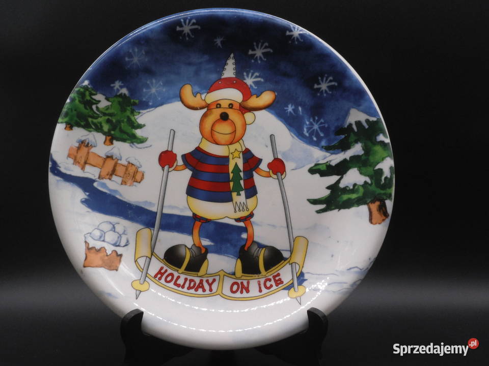 Talerzpatera świąteczny renifer Raszków sprzedam