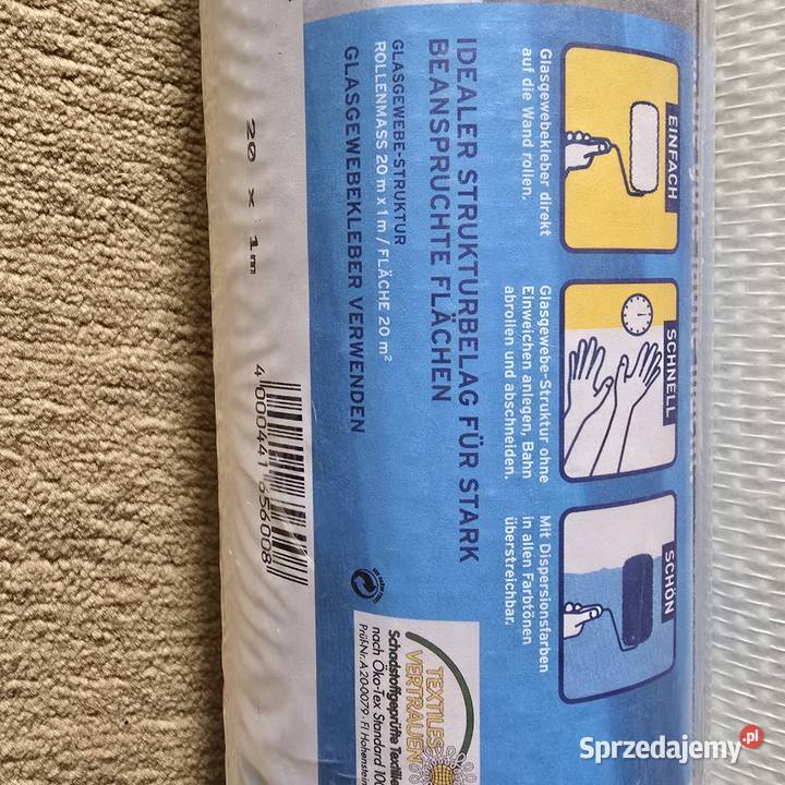 Tapeta włókno szklane Warszawa sprzedam