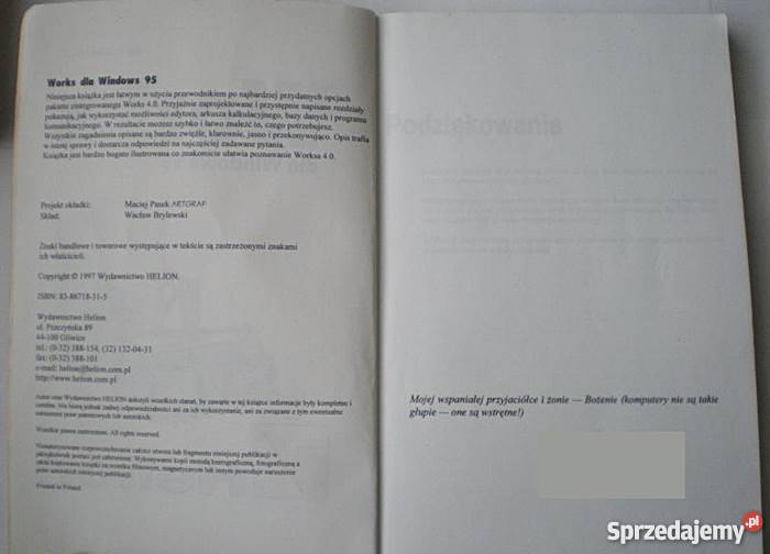 Works Windows 95 Piotr Karasewicz
