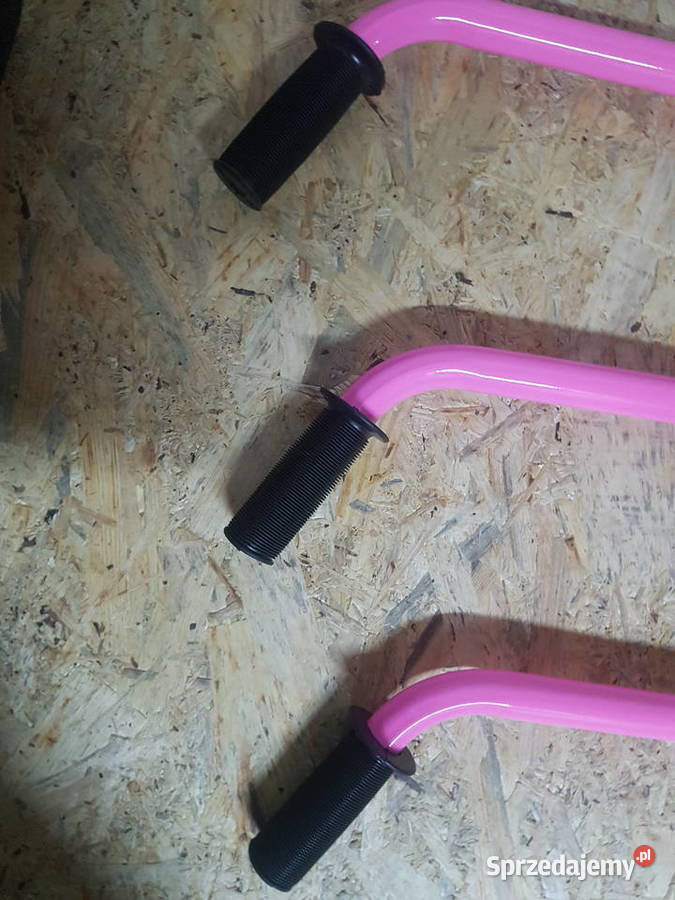 PROWADNIK PCHACZ RĄCZKA UCHWYT DO ROWERKA Różowy Głogowa