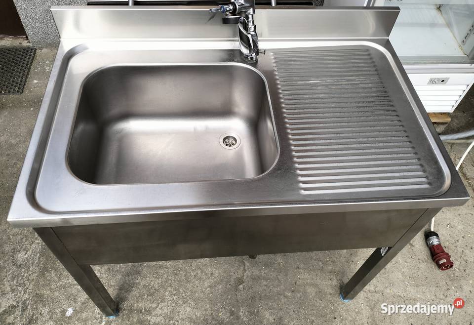 Zlew 1komorowy gastronomiczny 100x60x85 Biznes i Przemysł Słupia Kapitulna