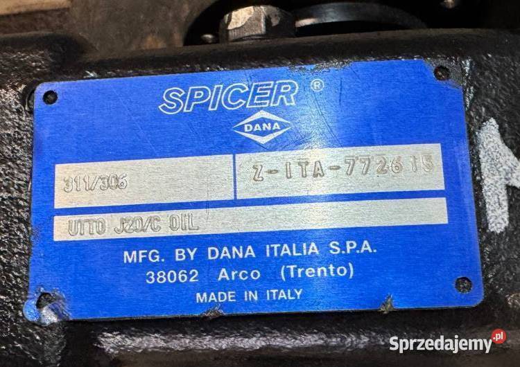 Skrzynia biegów DANA SPICER 331306 ZITA772615 Układ napędowy