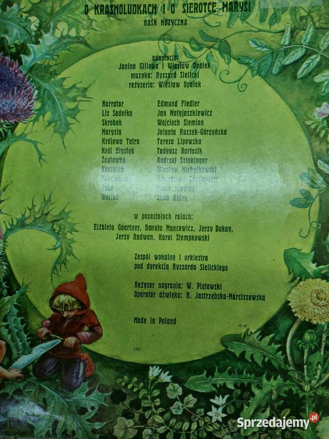 20 Płyty winylowe 2 bajki Sierotka Marysia Tczew