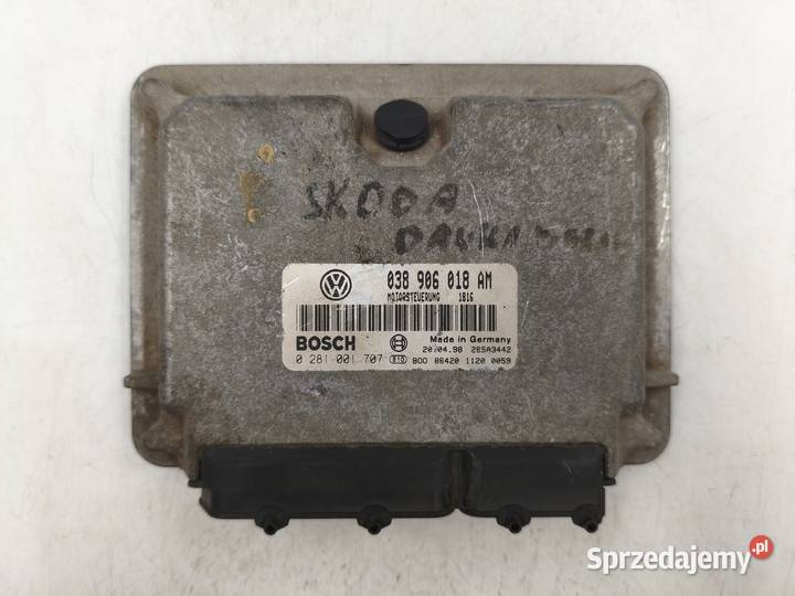 Sterownik Silnika Skoda Octavia I 19 TDI osobowe mazowieckie Wyszków