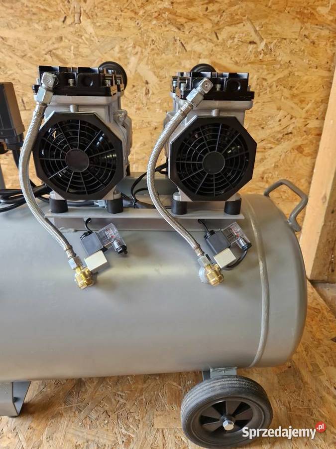 Kompresor bezolejowy 100L 2 x 1500W KD1398
