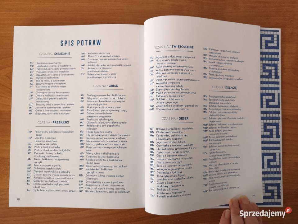 Książka ilustrowana z przepisami Czas na Grecję Rok wydania 2021 Pozostałe Otrębusy