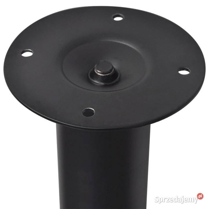 vidaXL Teleskopowe nogi do stołu 4 czarne