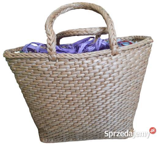 koszyk z rogożyny Torby i torebki mazowieckie Warszawa