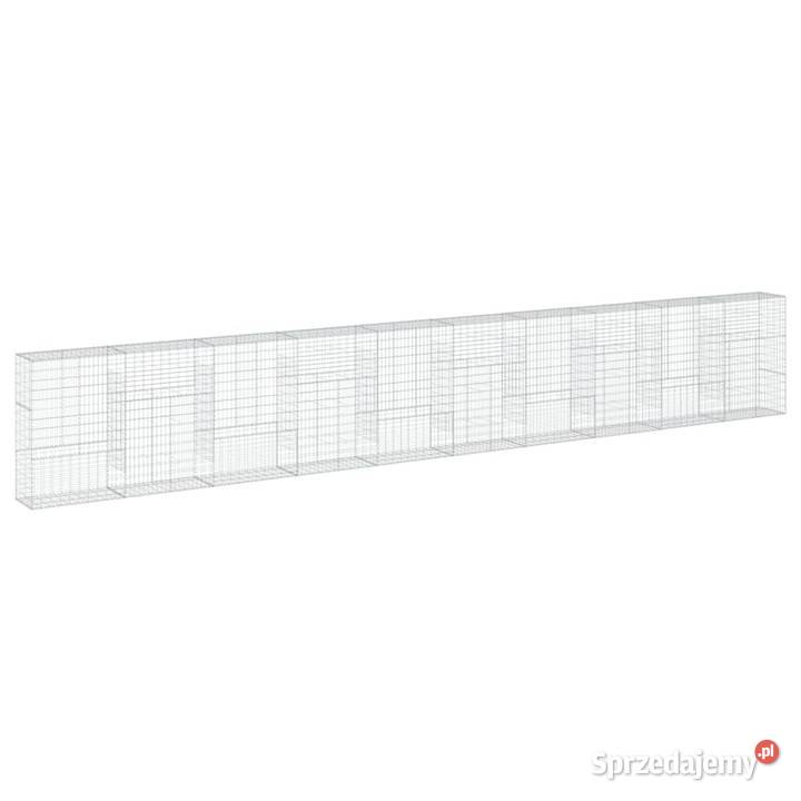 vidaXL Kosz gabionowy z pokrywą 1000x50x150 Warszawa