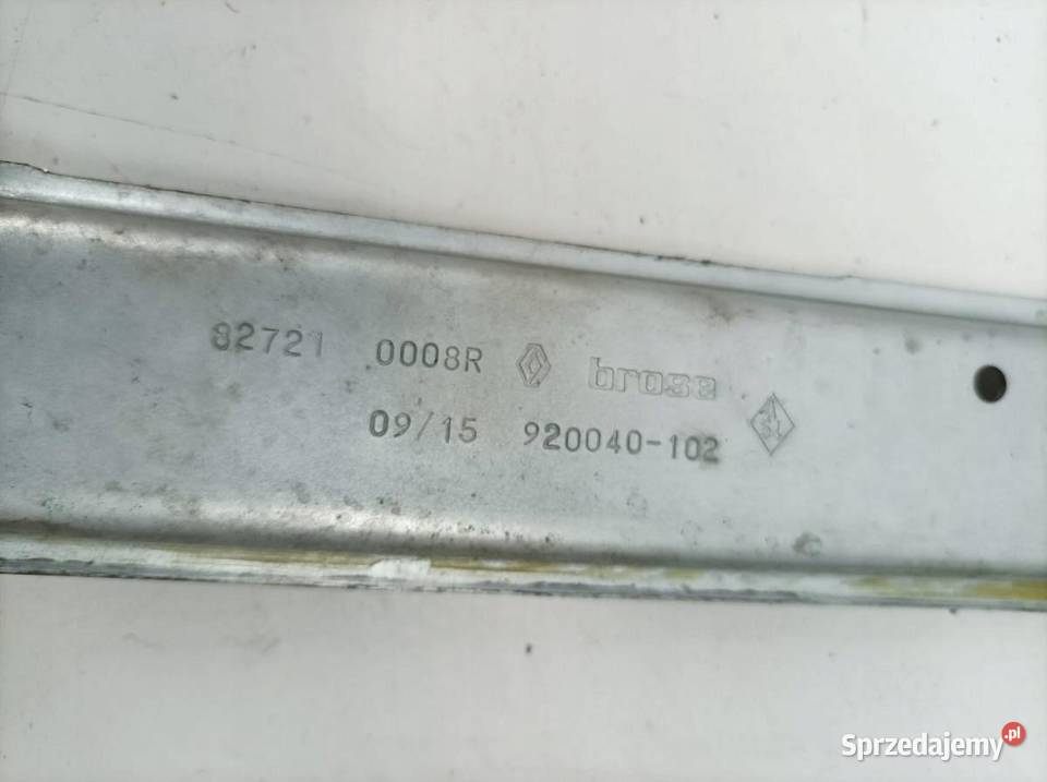 MECHANIZM SZYBY LEWY TYŁ 827310185R Renault