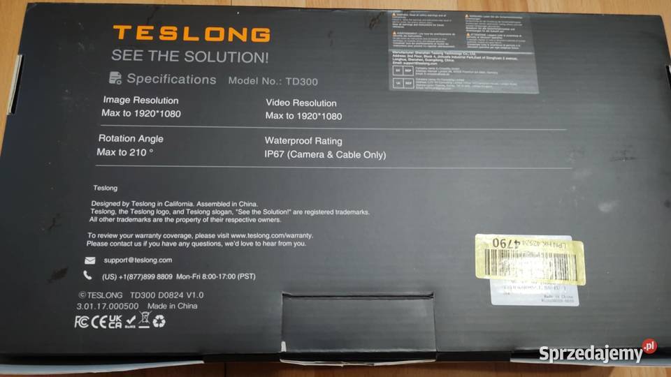 Teslong TD300 Dwukierunkowa kamera endoskopowa