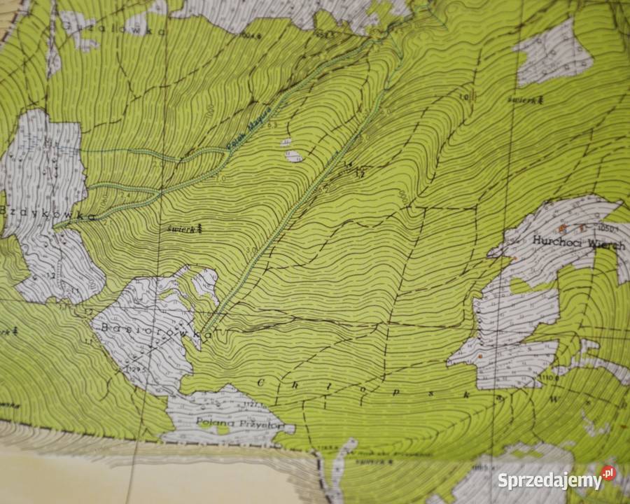 Tatry Polskie wojskowe mapy topograficzne 1984r Pomiechówek