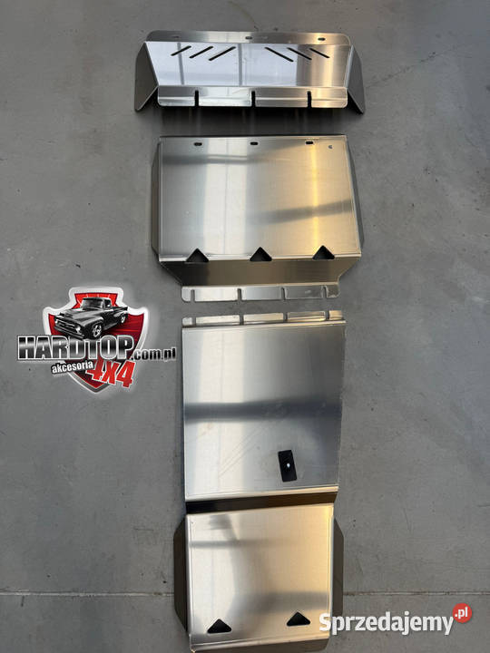 KOMPLET Osłon Podwozia Aluminiowych 6mm VW Pasłęk