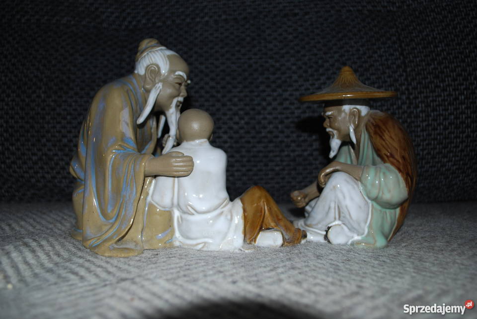 Dwie chińskie figurki Łódź