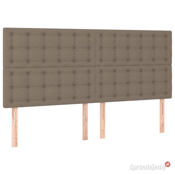 Zagłówek do łóżka z LED taupe 160x5x118128 mazowieckie Warszawa