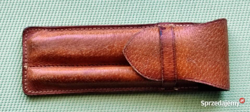 Skórzane potrójne etui futerał na pióro i Pozostałe mazowieckie