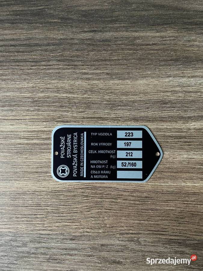 NOWA CZESKA tabliczka jawa 50 ogar 200 jawka Akcesoria Bielsko-Biała