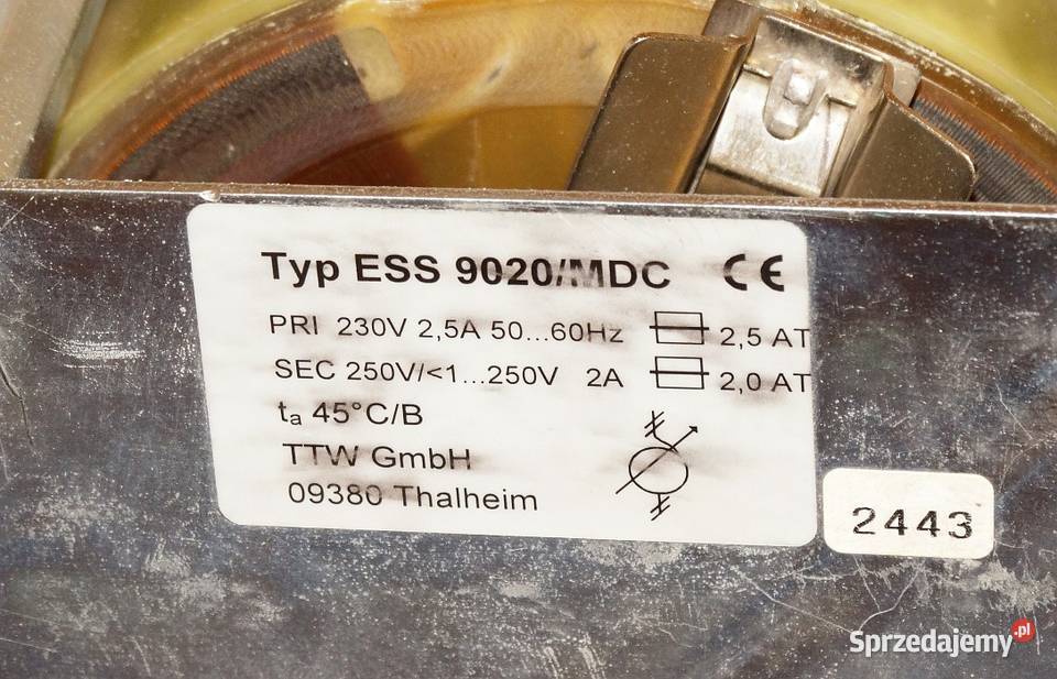 Autotransformator z napędem 12 V ESS 9020MDC Gliwice
