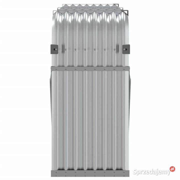 Stojak na drewno srebrny 180x45x100 stal mazowieckie Warszawa
