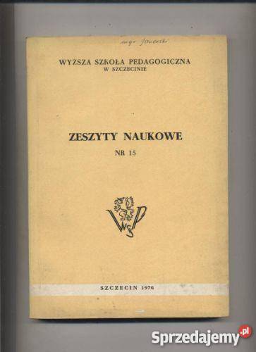 Zeszyty Naukowe 15 Prace Wydziału