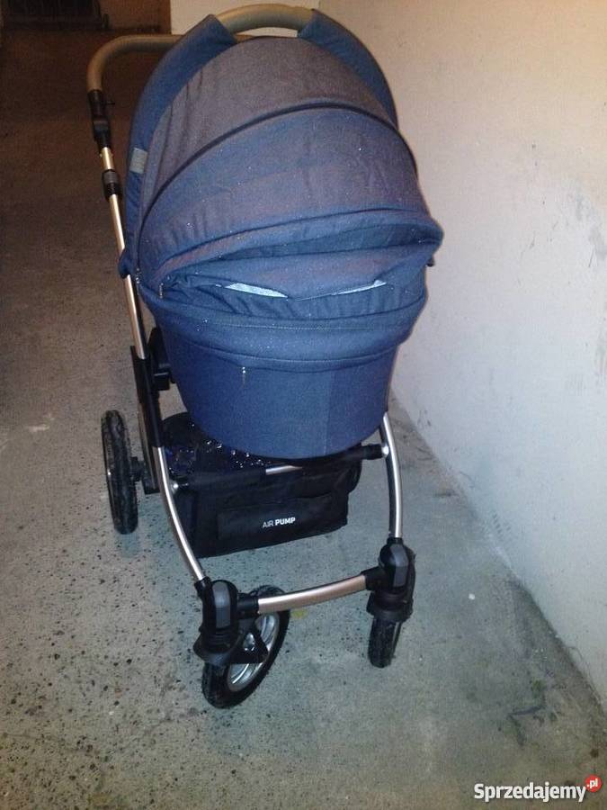 Wózek baby design dotty denim