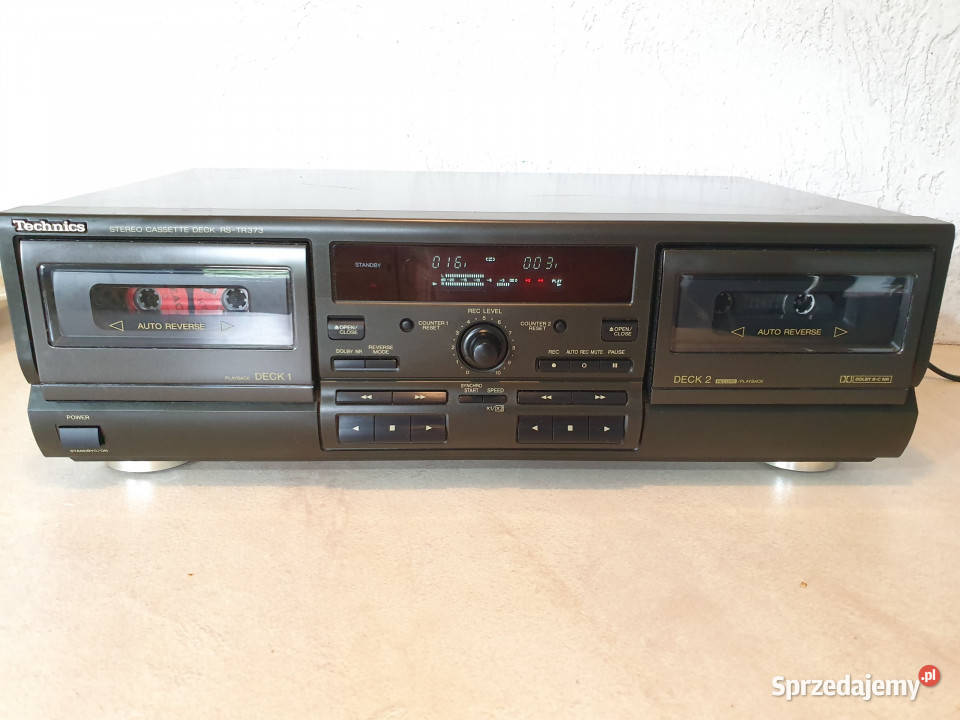 Technics magnetofon dwukasetowy RSTR373 RS TR Audio wielkopolskie Międzychód