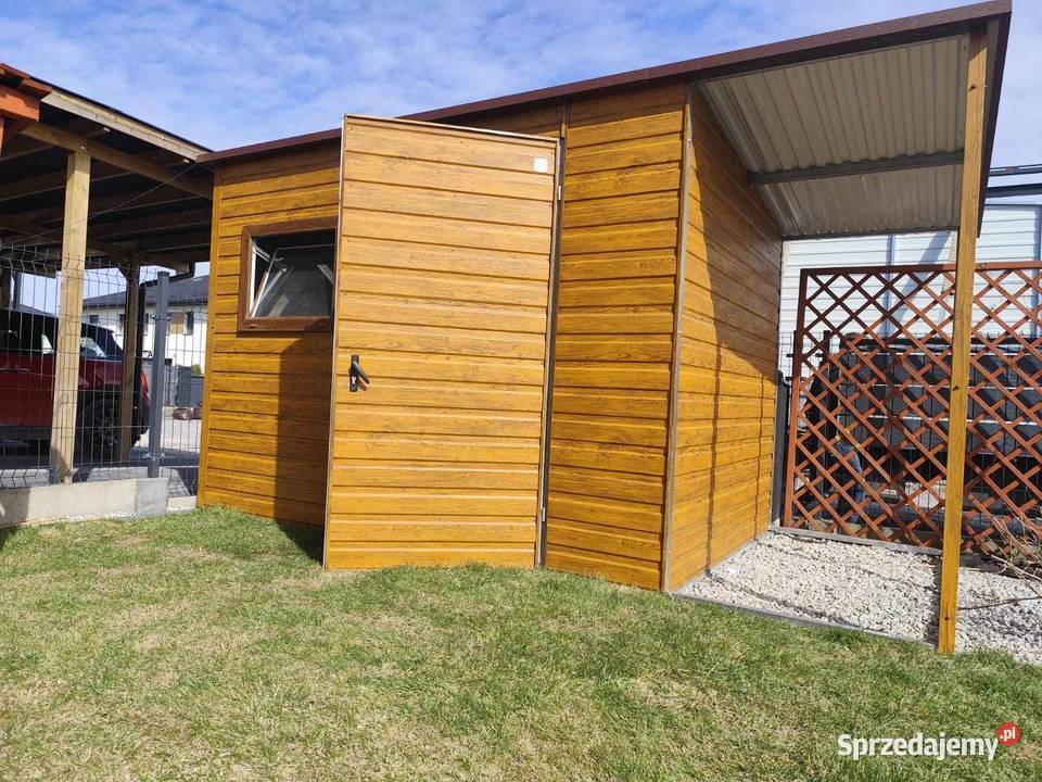Otwarty GARAŻ BLASZANY Carport Zadaszenie Turek