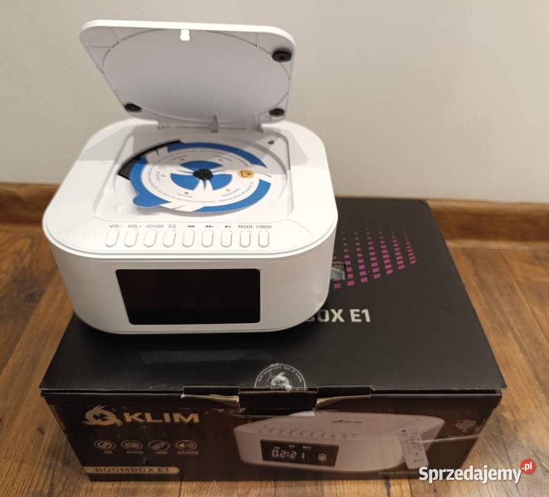 Odtwarzacz CD KLIM Boombox E1 Ruda Zajączkowska