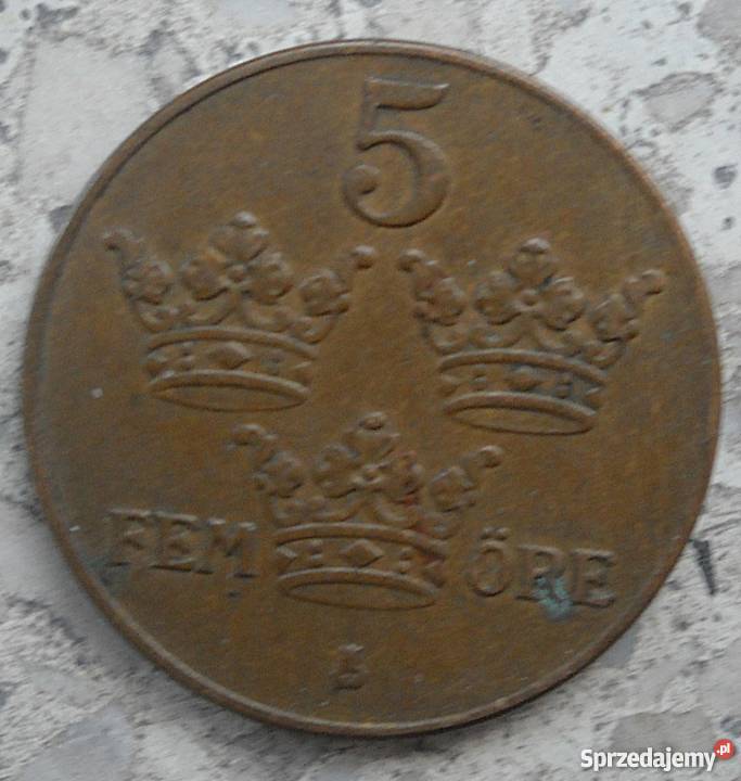 SZWECJA5 ORE1939 r Numizmatyka mazowieckie Legionowo sprzedam