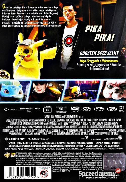 POKEMON DETEKTYW PIKACHU Kalisz sprzedam