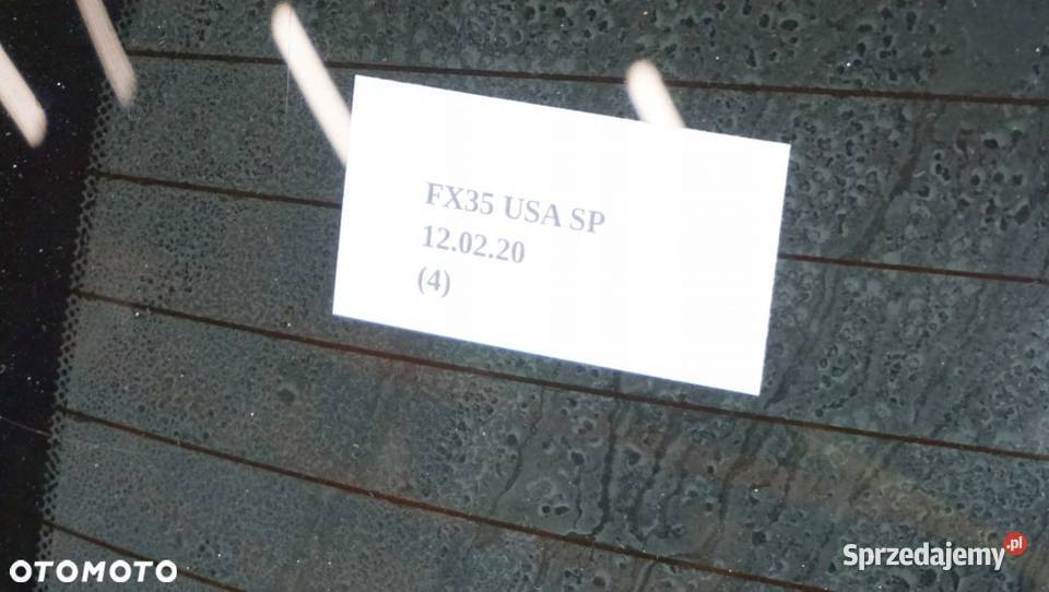 LISTWA GÓRNA KLAPY CHROM INFINITI QX70 FX35 USA Nowy Tomyśl