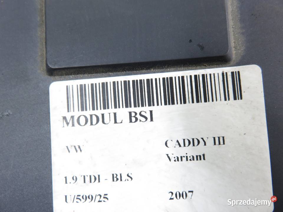 BSI VW CADDY III Variant 19 TDI BLS 3C0937049AE sprzedam
