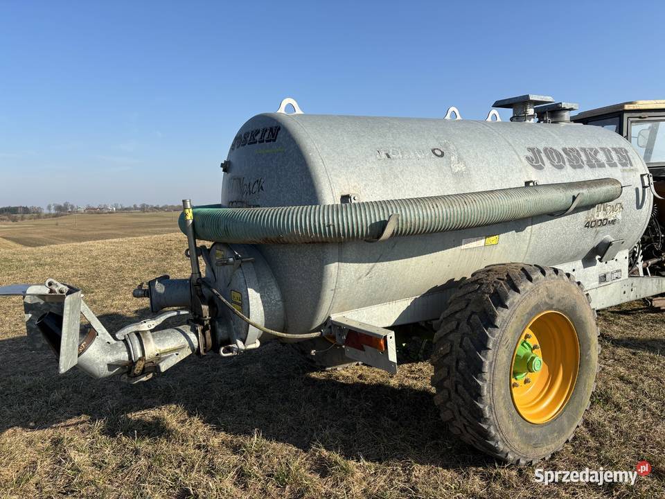 Beczkowóz Joskin 4000L Prabuty sprzedam