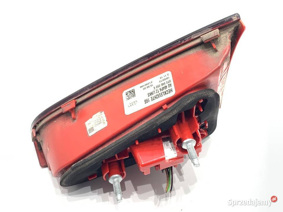 LAMPA TYŁ LEWA WEWNĘTRZNA AUDI A5 8T 8T0945093C Lampy tylne