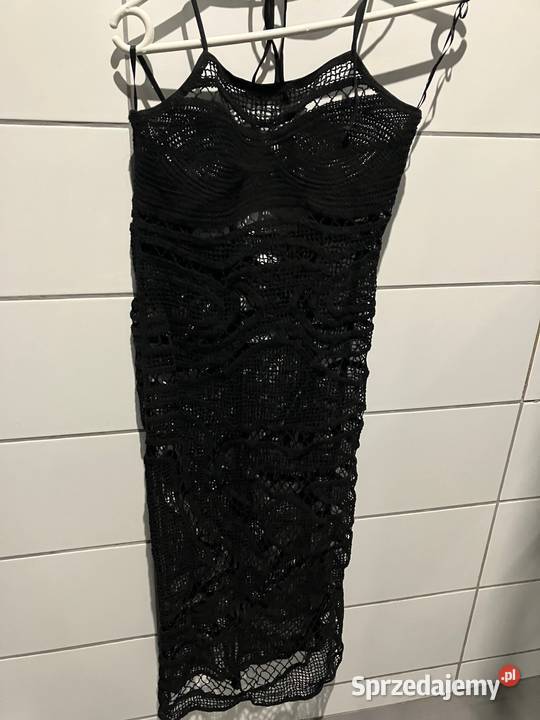 czarna sukienka hm xs 34 Toruń sprzedam