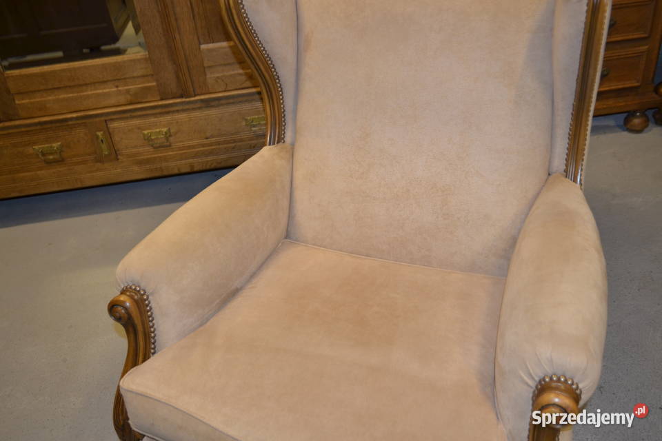 fotel ludwikowski welwet