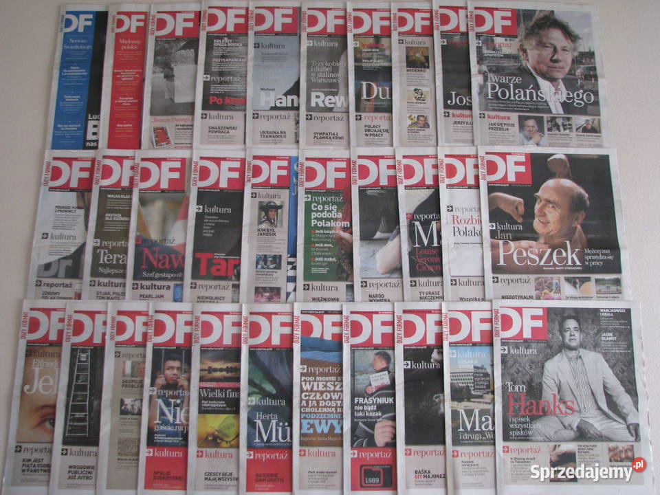 DF Duży Format tygodnik Gazety Wyborczej z roku