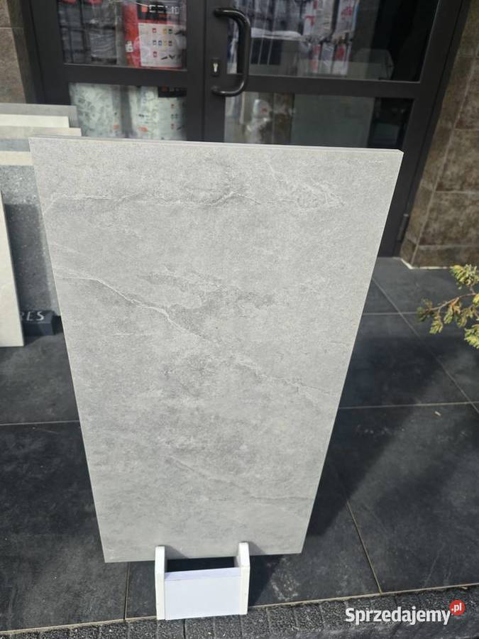 PŁYTKA GRES PIZARRA DARK GREY MAT 60x120 2 GATII Opoczno