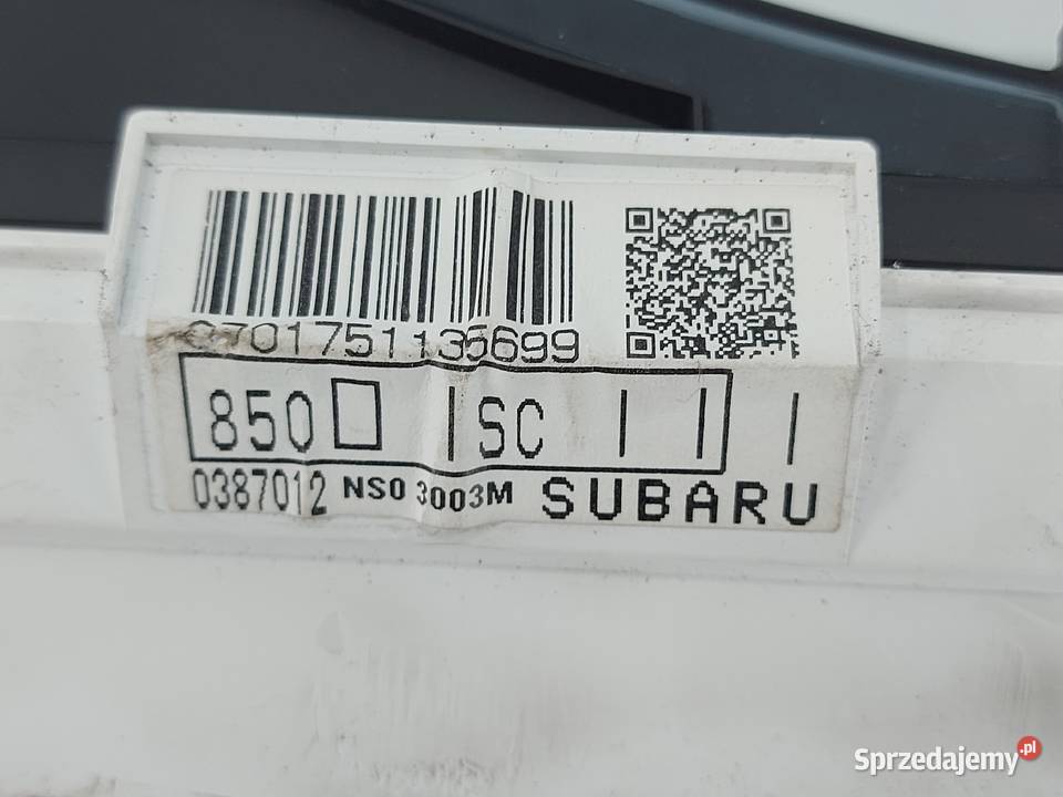 SUBARU FORESTER III SH 20 11r licznik zegary