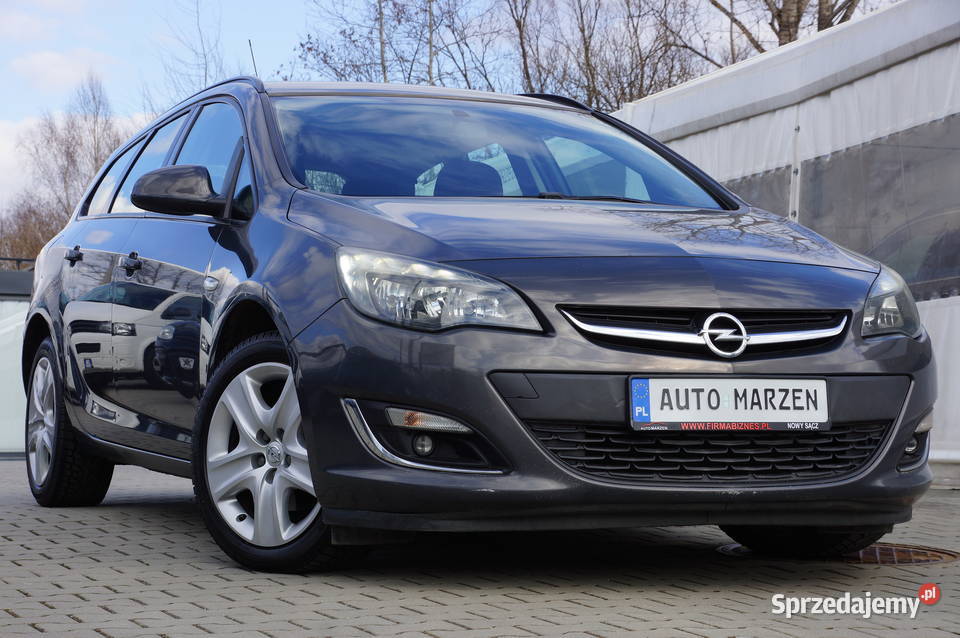 Opel Astra 17 Diesel 110 Klimatyzacja Tempomat grafitowy małopolskie Nowy Sącz