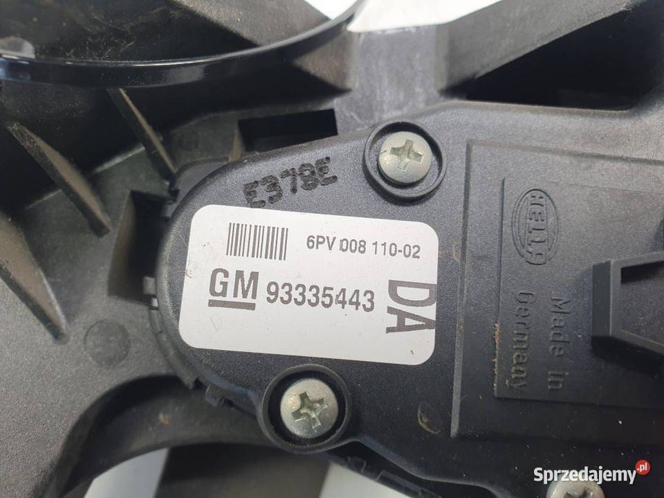PEDAŁ OPEL MERIVA A LIFT 93335443 Lipno sprzedam