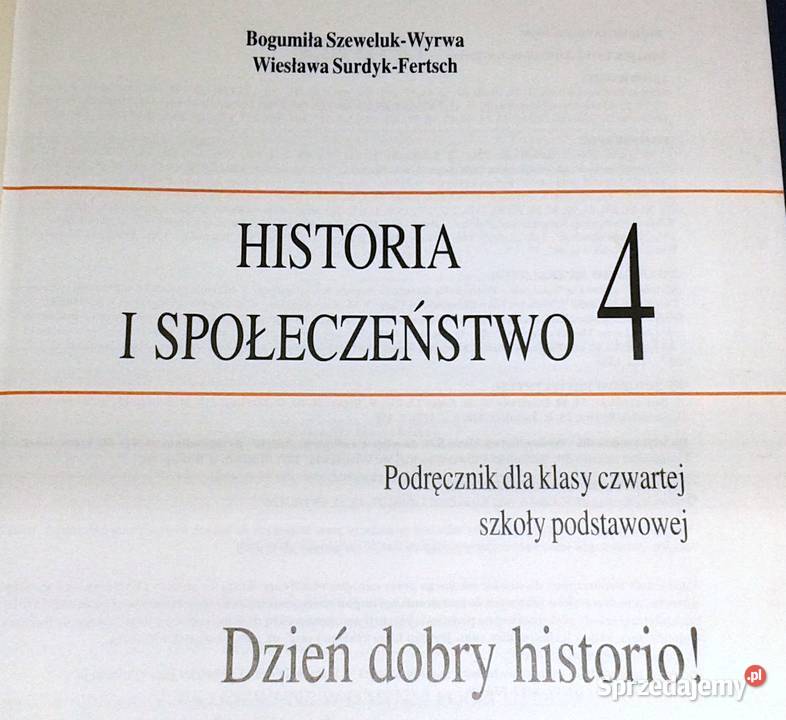 Historia i społeczeństwo 4 W S Wyrwa W S Fertsch Chełm sprzedam