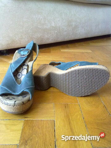 sandały fly london w okazyjnej niebieski Warszawa