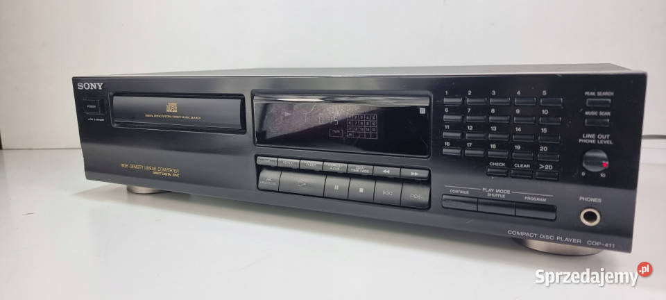 Sony odtwarzacz kompakt CD player CDP 411 CDP411 wielkopolskie Międzychód