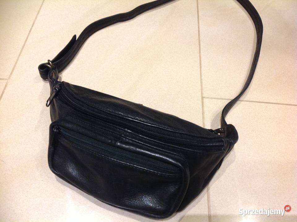 Nerka Skórzana Czarna Skóra naturalna Nowa Sól