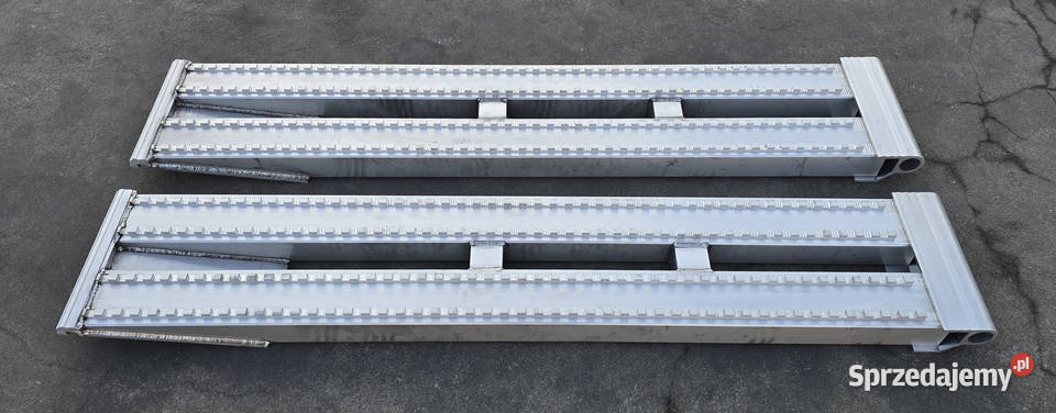 Najazdy aluminiowe 5 ton 2800x380x90mm mocowanie